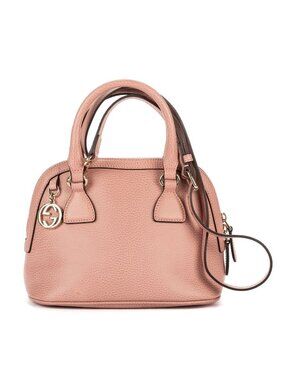 Gucci Small Faux Crossbody Pink Gray Calfskin Leather